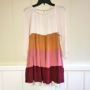 &Merci Longsleeve Color Block‎ Dress
